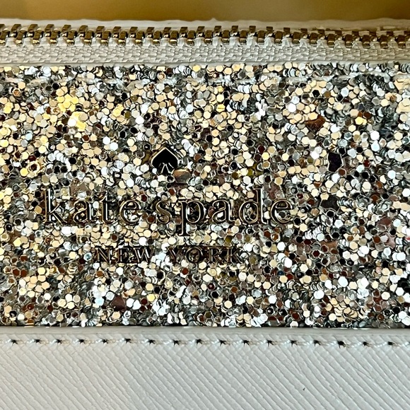 NWT Kate Spade Flash Glitter Satchel Purse - Picture 5 of 15